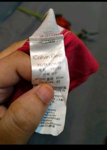 Calvin Klein Red Thong
