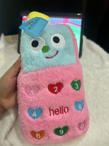 Cute Fluffy Phone Toy with tag