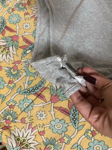 Grey Sleeveless Bodysuit