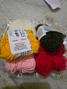 Multi-Color Yarn Skeins / Wool