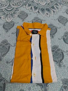 Men's Color Block Casual Shirt