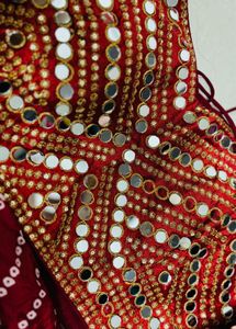 Stylish Mirror Work Lehenga Choli