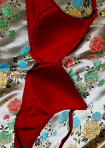 Vibrant Red Bra