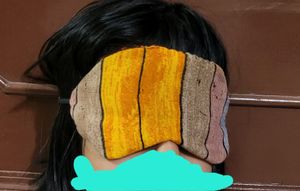 Combo of 3(Beautiful Eyemask & 2 scrunchies )