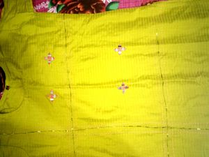 Chic Lime Green Kurta with Mirror Work