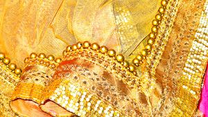 Gorgeous Pink &amp; Gold Lehenga Choli