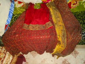maroon lehenga choli with dupatta set