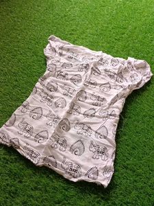 Elephant Print Pajama Set