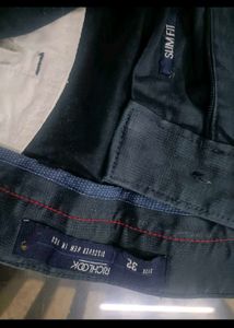 Men's Dark Blue Richlook Trouser in 32 waist