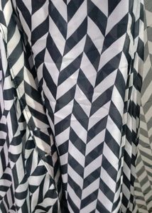 Ready to Wear Chic Geometric Print Saree