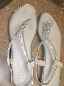 Sparkly Thong Sandals