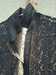 Elegant Black Lace Blouse
