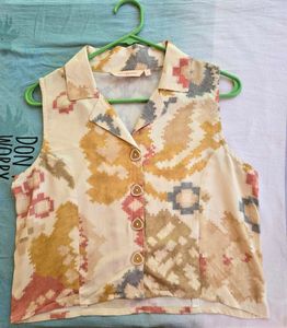 Cute Retro Printed Vest Top