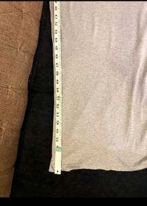 Scrunchie Strap Grey Maxi Dress