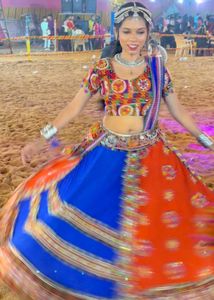 Vibrant Embroidered  Chaniya Lehenga Choli Set