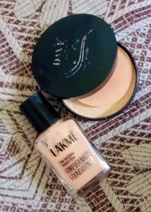 Llakme matte foundation and compact