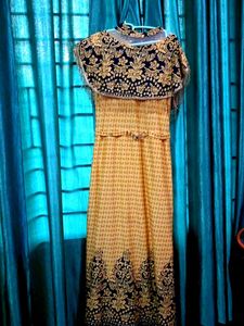 Stylish Ethnic Gown with Embellishments