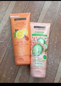 Freeman Clay Masks - Set of 2 and hand wash