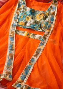 shrara with blouse and shrug