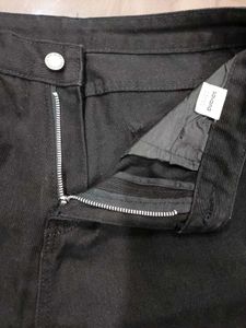 Savana Black Wide Leg High Rise Jeans