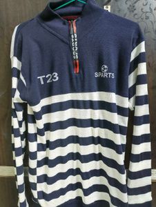 Men's Striped Pullover Sweatshirt