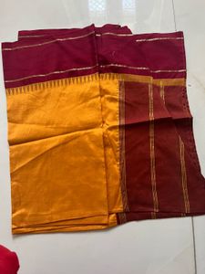 Mustard Red Ethnic Skirt with Dupatta