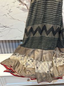 Full Flare Pure Cotton Gown Dress Bust- 36