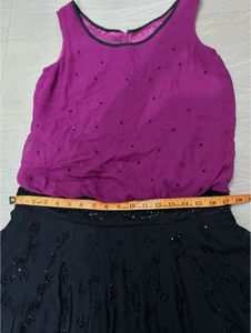 Pink &amp; Black Party Dress