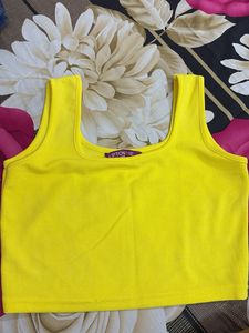 Bright Yellow Tank Top