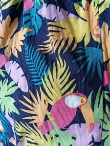 Boho Tropical Print Maxi Dress