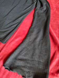 Navy Blue Long Sleeve Top