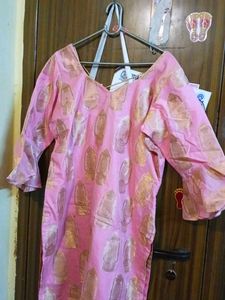 Pink Kurta Set with Pants