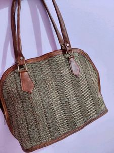 Stylish Woven Handbag