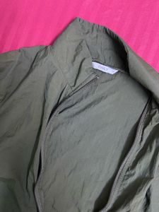 Stylish Green Windbreaker Jacket
