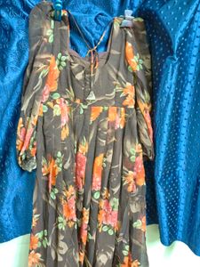 Floral Print Maxi Dress