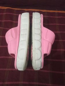 Pink Padded Slide Slippers