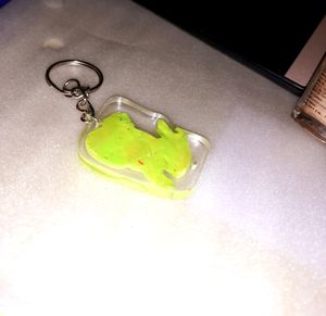Cute Green Bunny Keychain