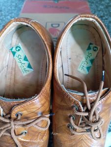 Men's Brown Leather Formal Shoes(once used)