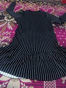 Black Long Woolen Top
