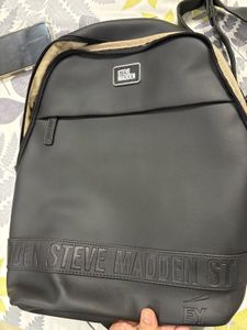 New Steve Madden Black Backpack