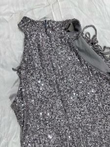 Sparkling Silver Party Dress