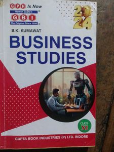 Business Studies Class 11 Book