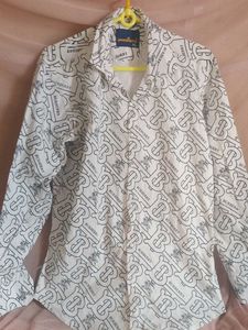 Stylish Burberry Print Men's Shirt