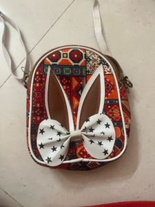 Cute Bunny Bag With One Multi Compartment Purse
