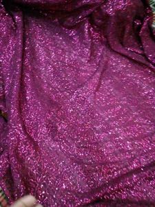 Sparkling Purple Saree