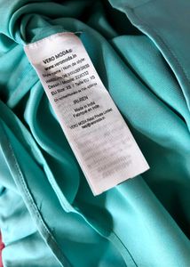 Vero Moda Elegant One-Shoulder Teal Dress