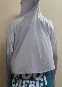 Stylish Pastel Color Block Hoodie