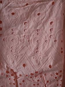 Chic Pink Eyelet Square Neck Top