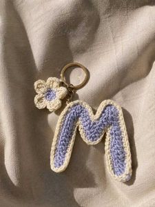 Costumize Crochet Letter Keychain