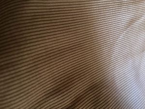 Brown Ribbed Midi Dress